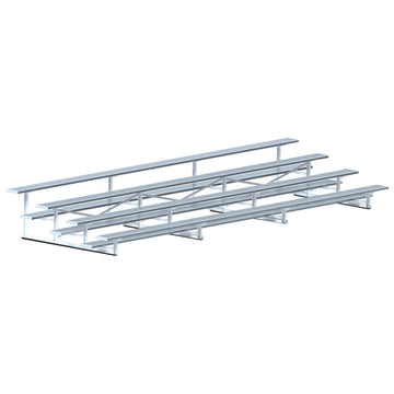 Jaypro BLCH-421 - Bleacher - 21 ft. (4 Row - Single Foot Plank) - Standard, Outdoor