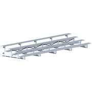 Jaypro Bleacher - 27 ft. (4 Row - Single Foot Plank) - Tip & Roll Jaypro
