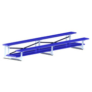 Jaypro Bleacher - 15 ft. (2 Row - Double Foot Plank) (Powder Coated) Jaypro