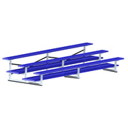 Jaypro Bleacher - 15 ft. (3 Row - Double Foot Plank) - All Aluminum  (Powder Coated) Jaypro