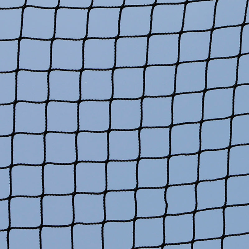 Jaypro Batting Cage Replacement Net  (#42 Weather -Treated Nylon Mesh) - Big League Series - Bomber  All Star/Elite/Pro Batting Cages (Black)