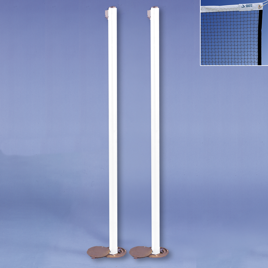Jaypro Badminton Uprights - Competition Package (2-3/8 in. Floor Sleeve) Jaypro