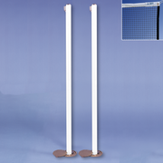 Jaypro Badminton Uprights - Competition Package (2-3/8 in. Floor Sleeve) Jaypro