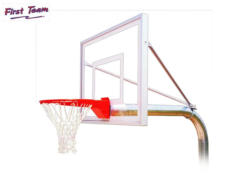 First Team RuffNeck III Fixed Height Basketball Goal First Team