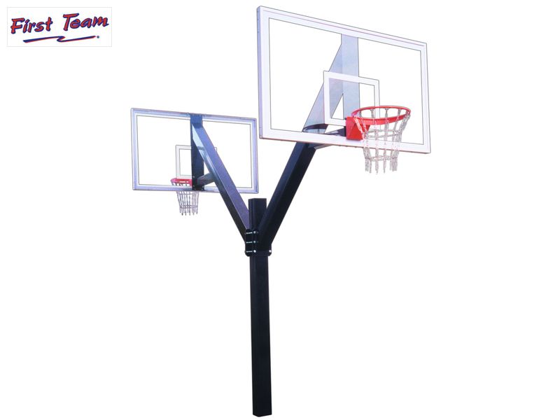 First Team Legend Supreme Dual Fixed Height Basketball Goal First Team