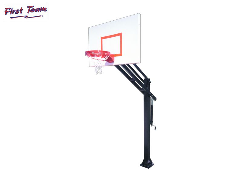 First Team Force Endura In Ground Adjustable Basketball Goal First Team