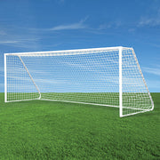 Jaypro Soccer Goal Replacement Nets (4 in. Sq. - 3mm Twist) - Club Soccer Goal (8 ft.H x 24 ft.W x 4 ft.B x 10 ft.D) (White) Jaypro
