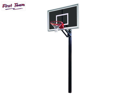 First Team Champ Eclipse In Ground Adjustable Basketball Goal First Team