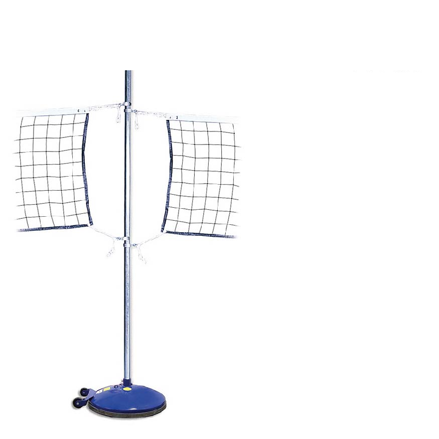 Jaypro Game Standard - Center Pole - Multi-purpose (145 Lbs. Base) (Royal Blue) Jaypro