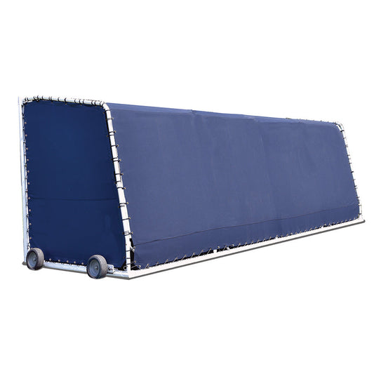 Jaypro Club Team Shelter - Portable - Aluminum Frame with Weather Resistant Covering - 10 Seat Jaypro