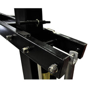 Jaypro Basketball System - Titan  Adjustable Series (6 in.x 6 in. Pole with 4 ft. Offset) - 72 in. Tempered Glass  Backboard, Playground Goal, and Edge/Protector Padding Jaypro