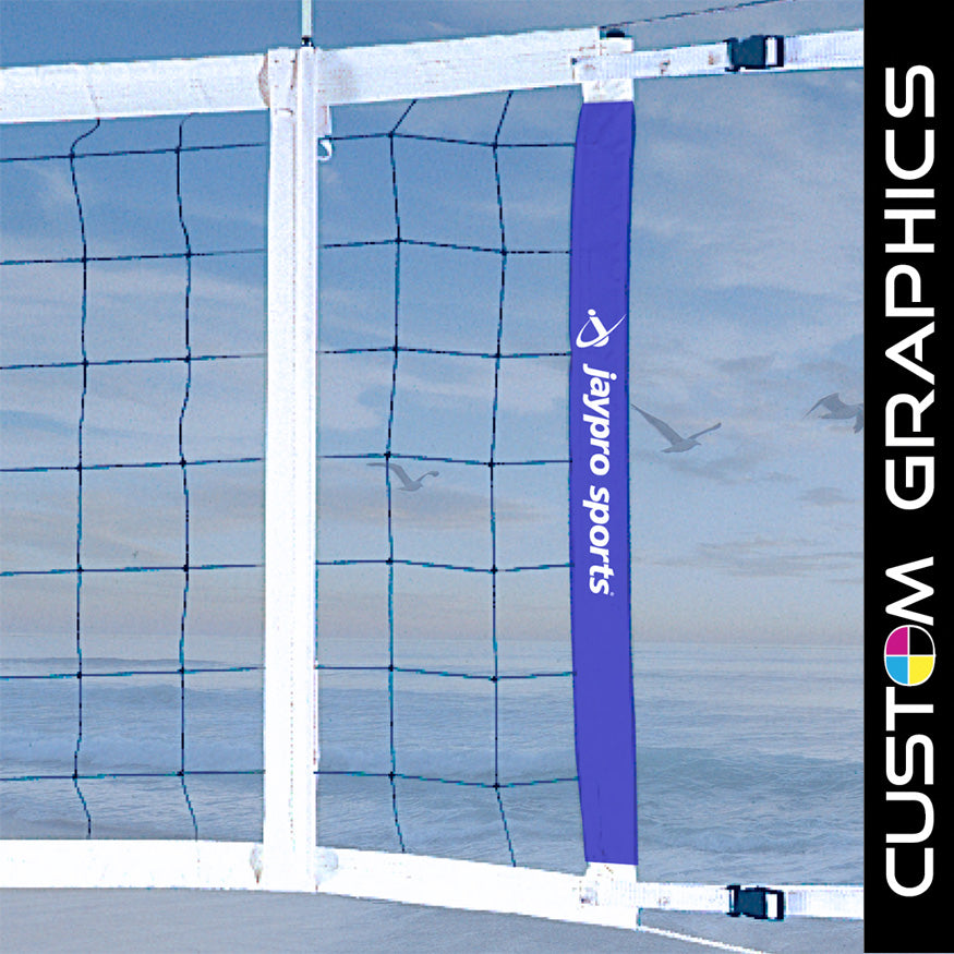 Jaypro Customized Graphics - Volleyball Side Net Tapes Jaypro