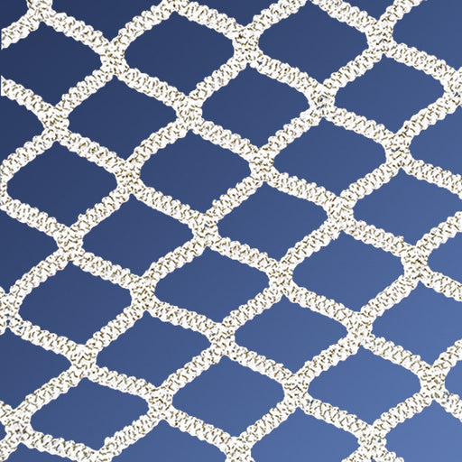Jaypro Box Lacrosse Replacement Net - NETX1  - (7mm) Seamless One-Piece Lacrosse Net (4 ft.H x 4 ft.W x 4 ft.D) (White) Jaypro