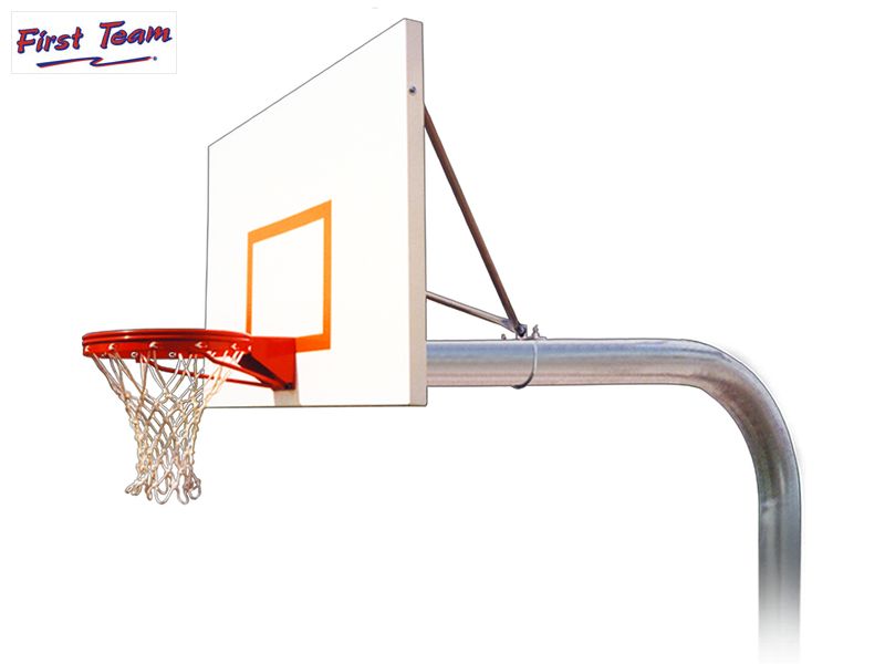 First Team Brute Impervia Fixed Height Basketball Goal First Team