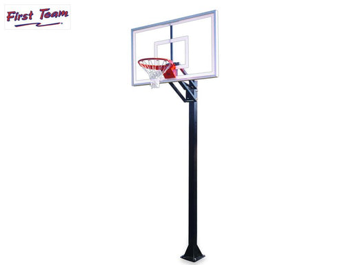 First Team Champ Nitro BP In Ground Adjustable Basketball Goal First Team