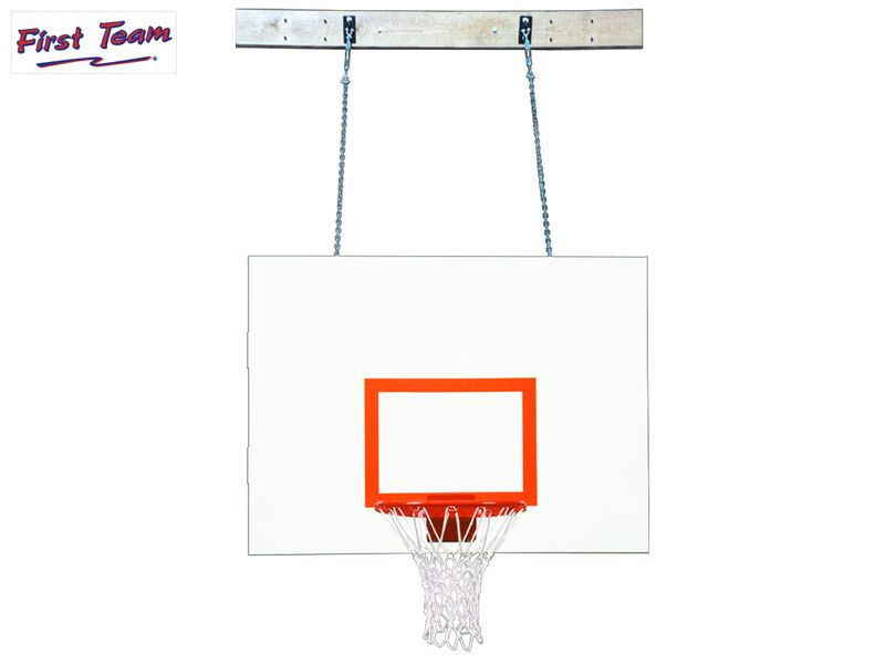 First Team SuperMount46 Aggressor Wall Mount Basketball Goal First Team