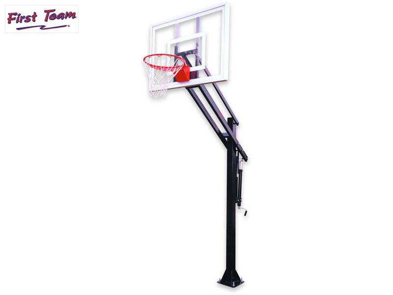 First Team Attack III In Ground Adjustable Basketball Goal First Team