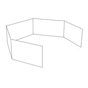 Jaypro Discus Cage - Replacement Barrier Net (1-7/8 in. Sq. #42 Nylon Net) (63 ft.L x 7 ft.H) (Black) Jaypro