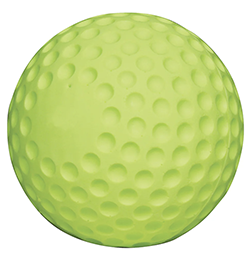 Sports Attack High Visibility Green, Dimpled Seamed Polyurethane Baseball Sports Attack