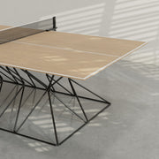 District Mills Hourglass Ping Pong Table