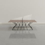 District Mills Hourglass Ping Pong Table