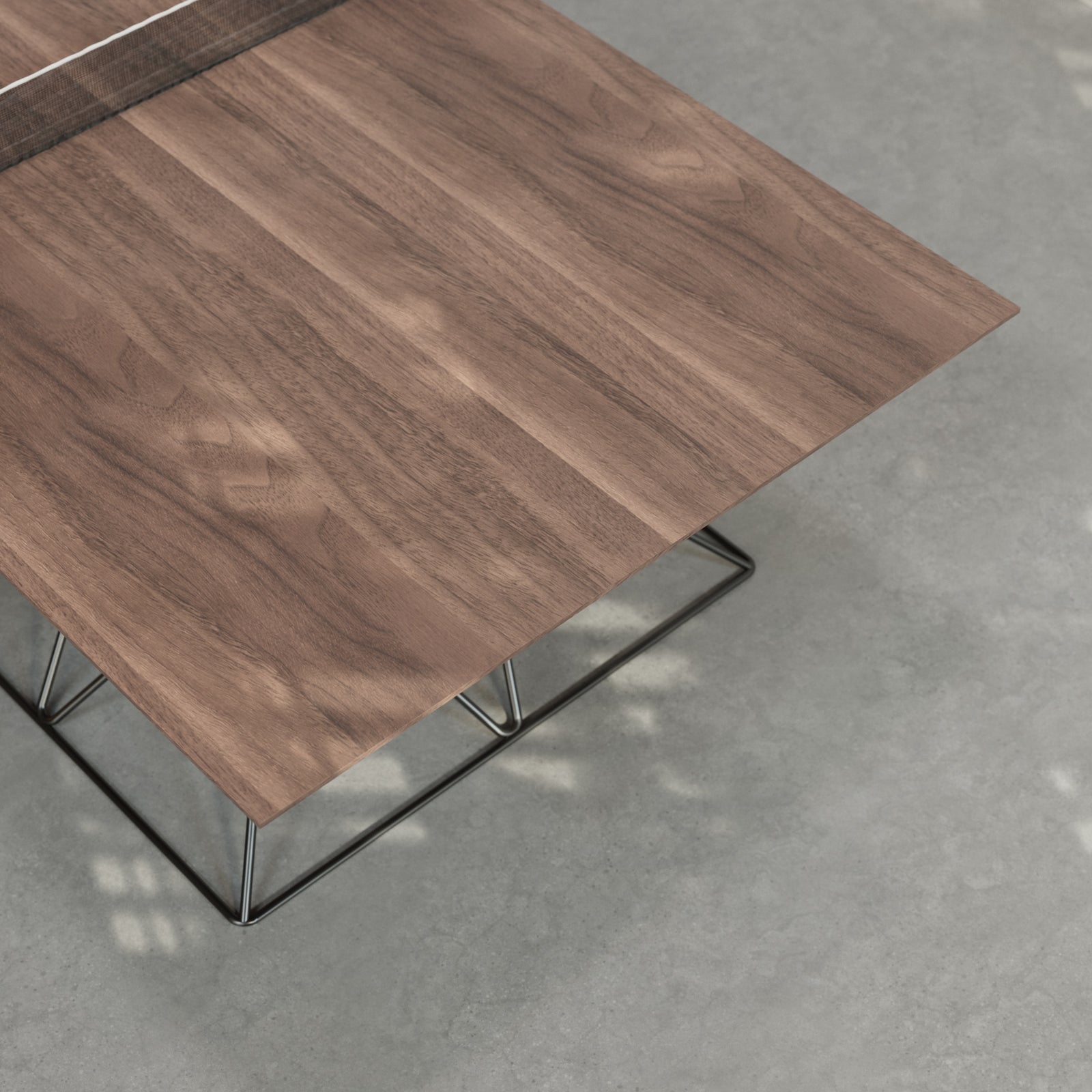 District Mills Hourglass Ping Pong Table