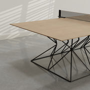 District Mills Hourglass Ping Pong Table