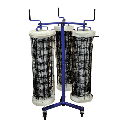 Jaypro Volleyball Net Storage Rack – Net Keeper – Triple Net | Organized Storage for Up to 3 Nets (VNK33)