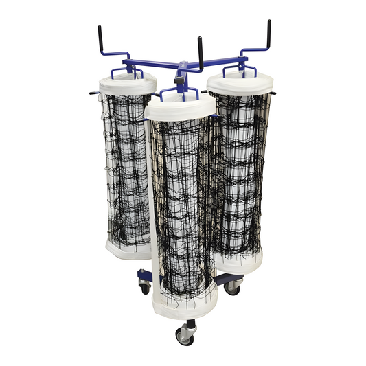 Jaypro Volleyball Net Storage Rack – Net Keeper – Triple Net | Organized Storage for Up to 3 Nets (VNK33)