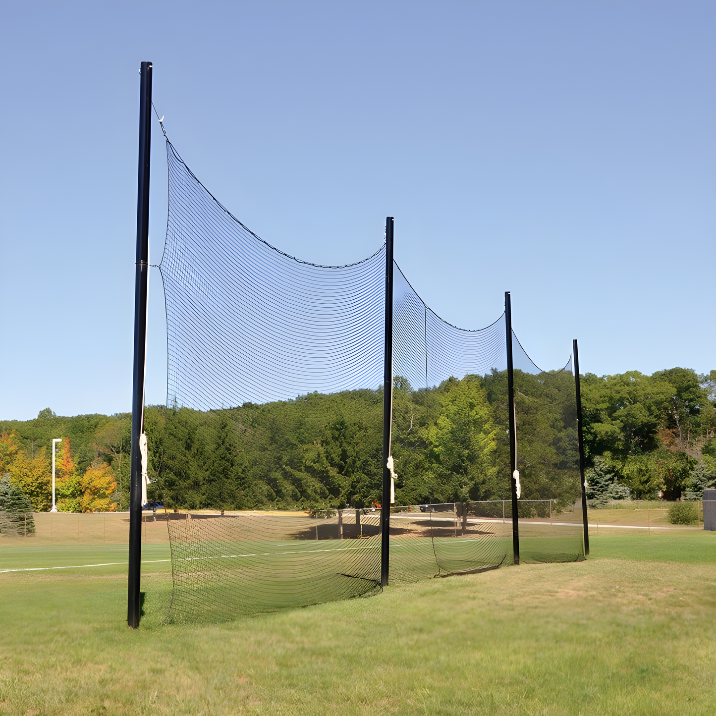 Jaypro FieldPro Multi-Sport Net System (65 ft.) | All-in-One Barrier & Divider for Fields and Courts (FNMB‑65)