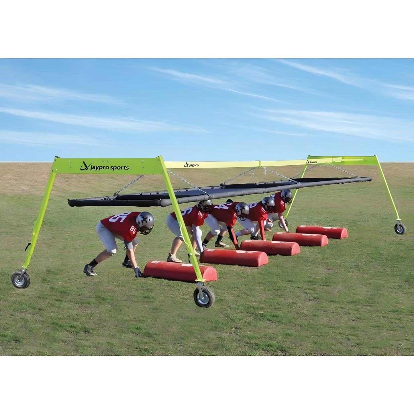 Jaypro Lowdown Football Linemen Chute – 6' x 20' | Durable Steel Frame for Pad-Level Training (FBLC-20)