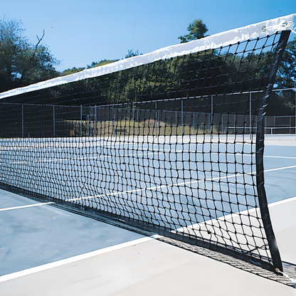 Jaypro Collegiate Tennis Replacement Net with Center Strap | Heavy-Duty Netting for Competitive Play (TPL‑5)