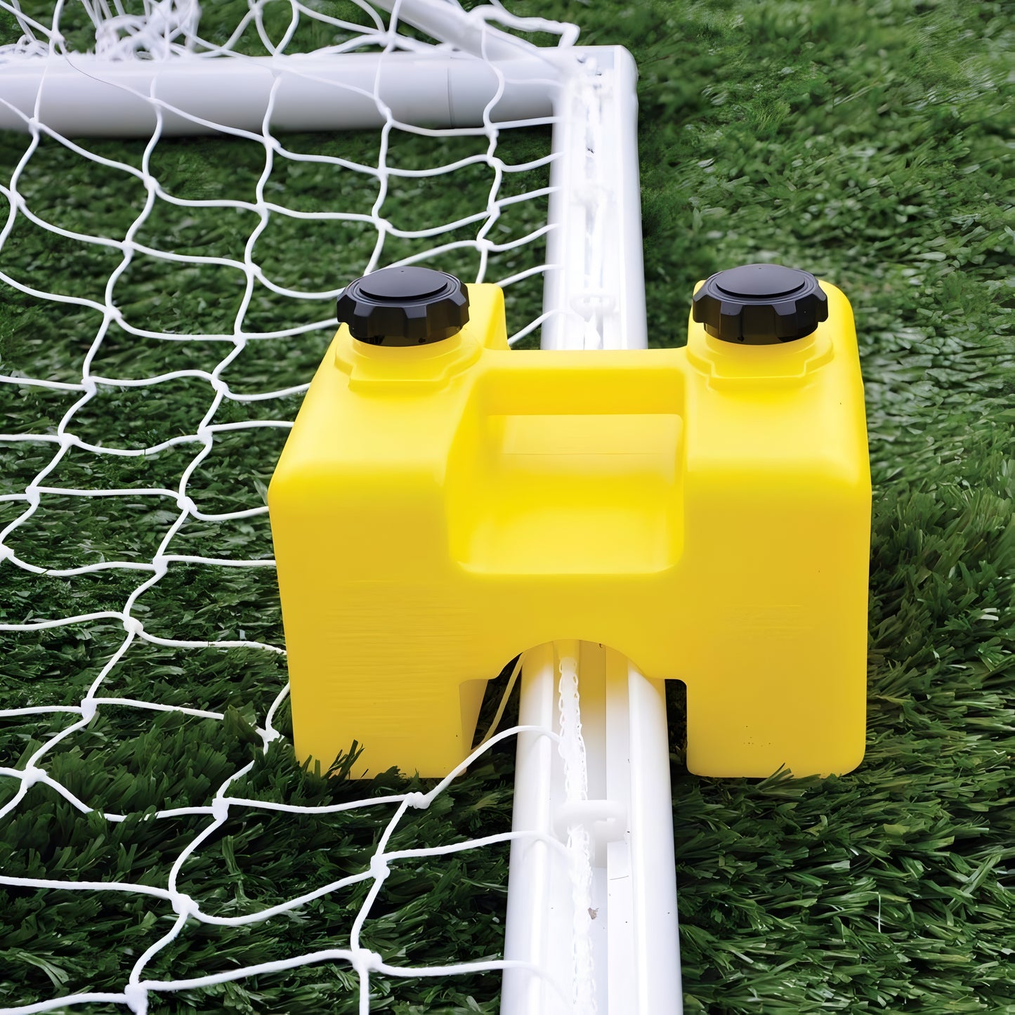 Jaypro Classic Official Round Soccer Goal Deluxe Package | Pro-Style Goals with Nets, Wheels & Ground Anchors (SGP-400PKGDX)