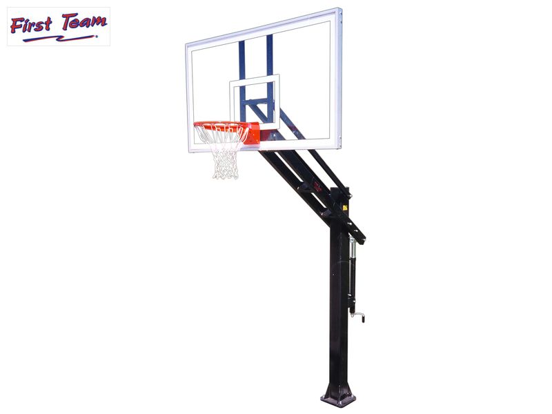 First Team Titan Supreme In Ground Adjustable Basketball Goal First Team