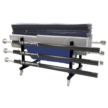 Jaypro Volleyball Equipment Carrier (48 in.L x 36 in.W - 6 Poles) - Deluxe