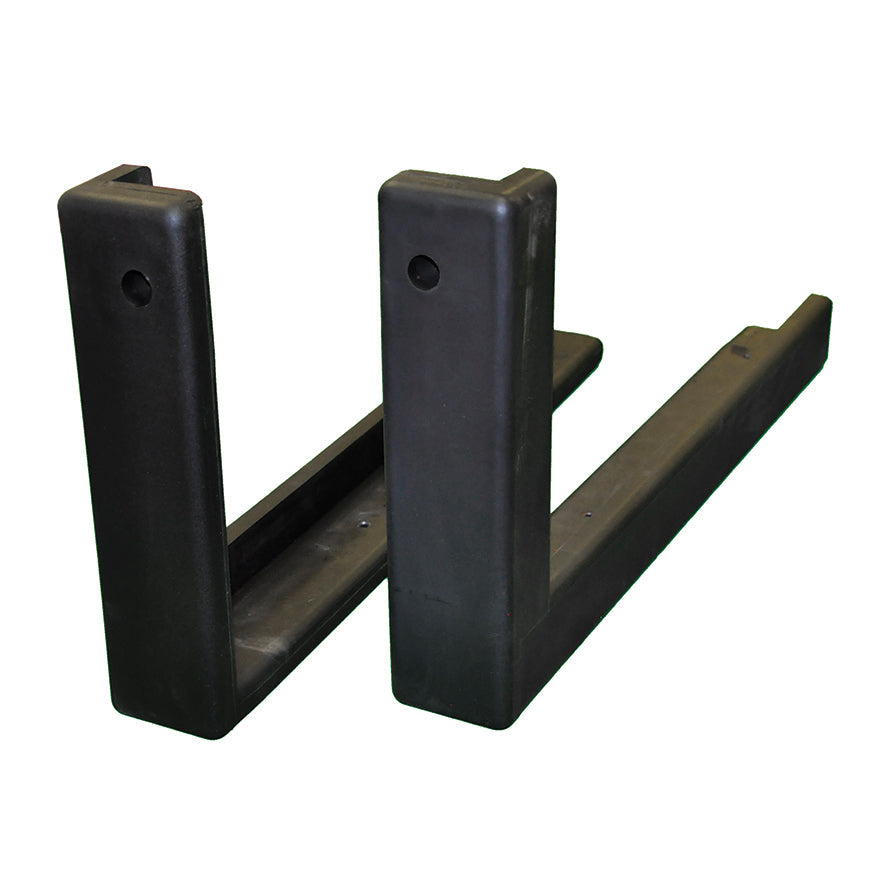 Jaypro Edge Padding - Bolt-On (L shaped for I/O Wood/Acrylic Backboards) - Safe-Pro  (54 in. Wide Backboard) (Black) Jaypro