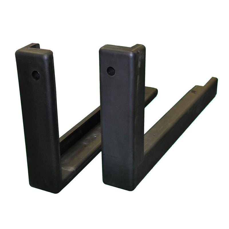 Jaypro Edge Padding - Bolt-On (L shaped for I/O Wood/Acrylic Backboards) - Safe-Pro  (54 in. Wide Backboard) (Black) Jaypro