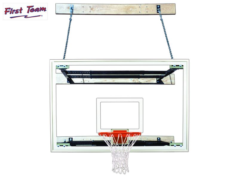 First Team SuperMount23 Tradition Wall Mount Basketball Goal First Team