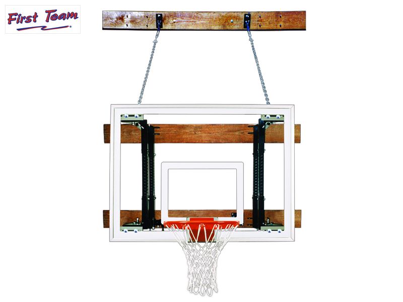 First Team FoldaMount 68 Maverick Folding Wall Mount Basketball Goal First Team