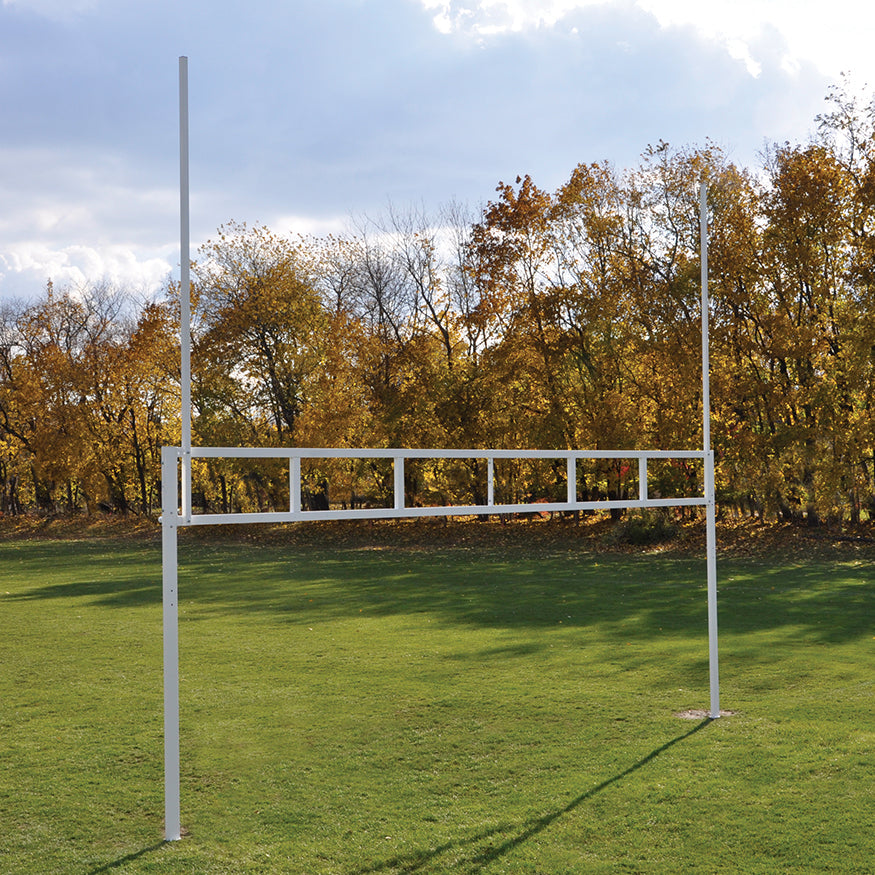 Jaypro H-Frame Goals - Semi-Perm - Multipurpose - Adjustable - Official (No Backstays) - Official Size (8 ft. H x 24 ft. W) Jaypro