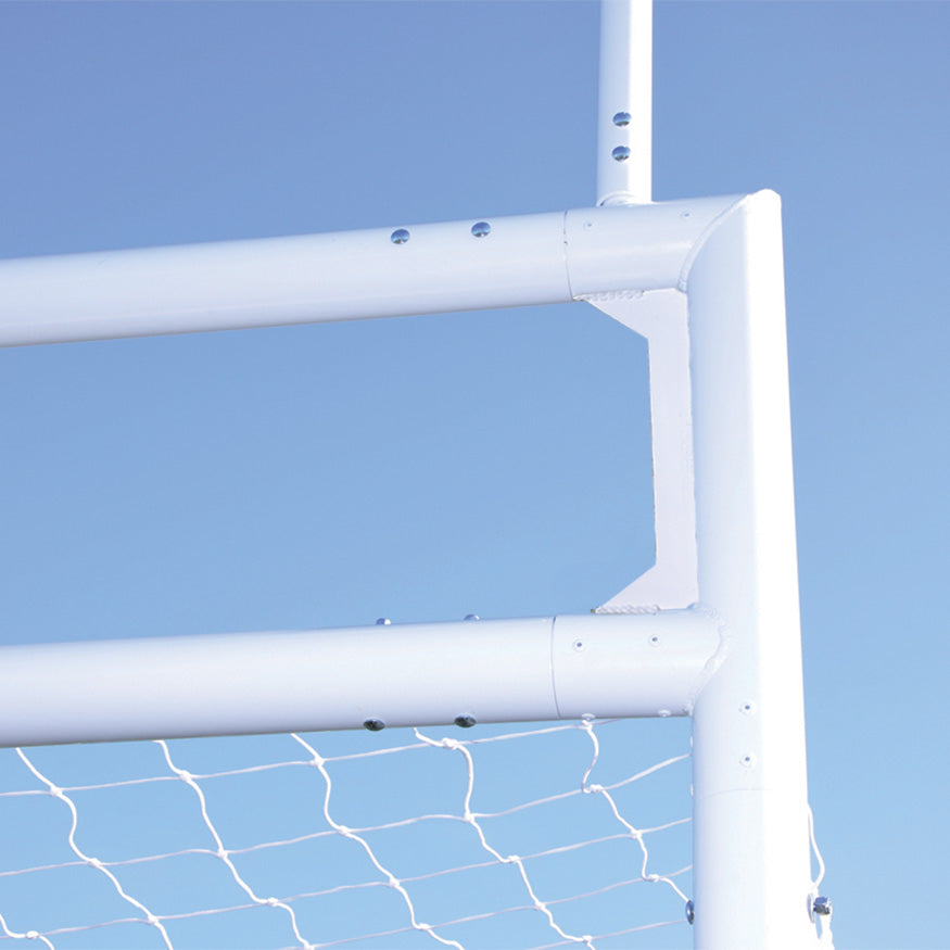 Jaypro Goals - Soccer/Football (with Standard Backstays) - Deluxe, Official Size (8 ft. H x 24 ft. W x 4 ft. B x 10 ft. D) Jaypro