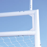 Jaypro Goals - Soccer/Football (with European Backstays) - Deluxe, Official Size (8 ft. H x 24 ft. W x 4 ft. B x 10 ft. D) Jaypro