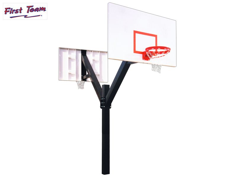 First Team Legend Excel Dual Fixed Height Basketball Goal First Team