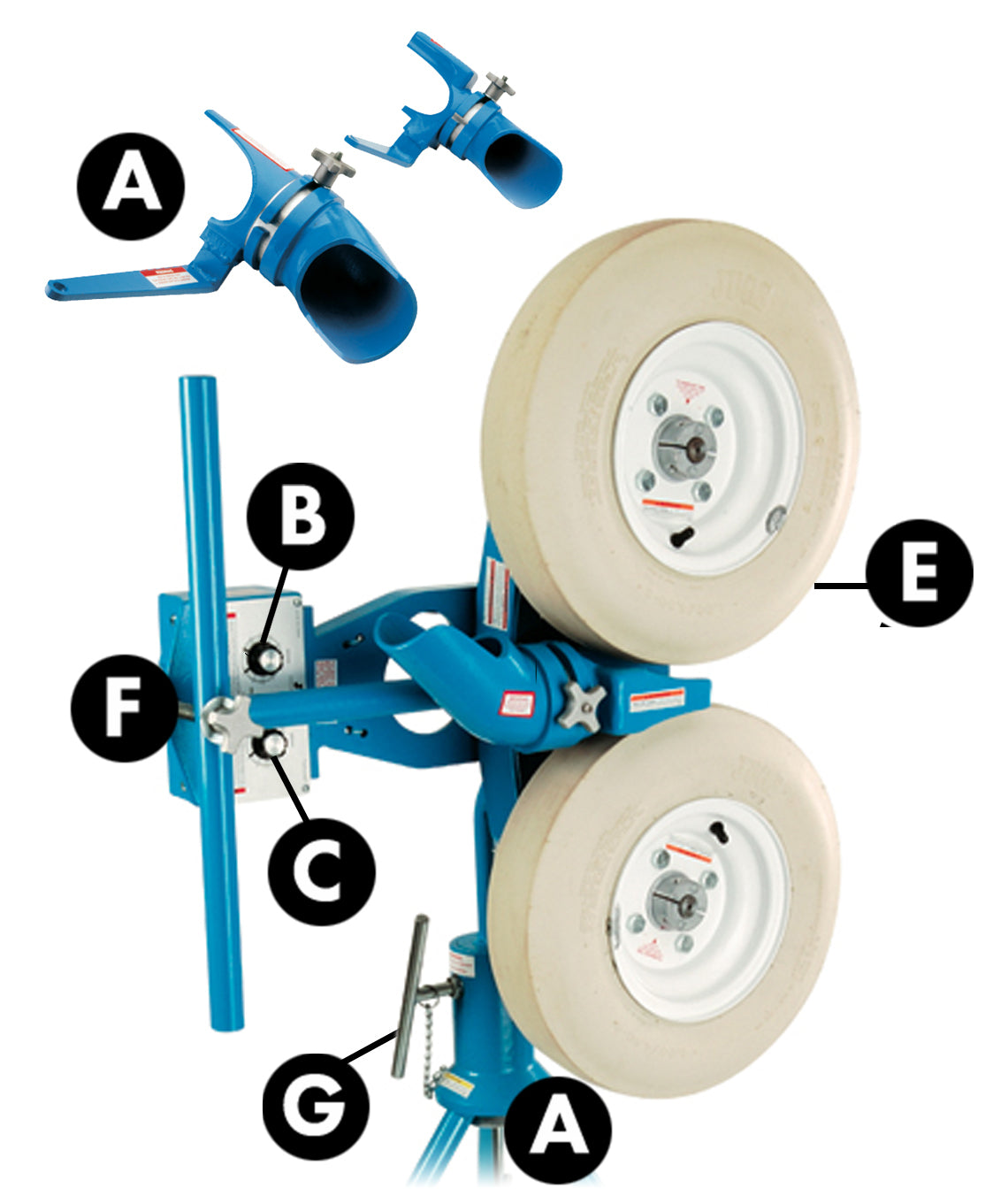 JUGS Combination Pitching Machine JUGS Sports