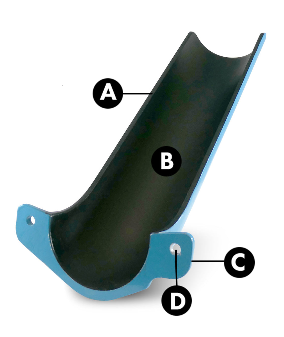 JUGS Long Feed Chute: BP3 Baseball/SP3 Baseball JUGS Sports