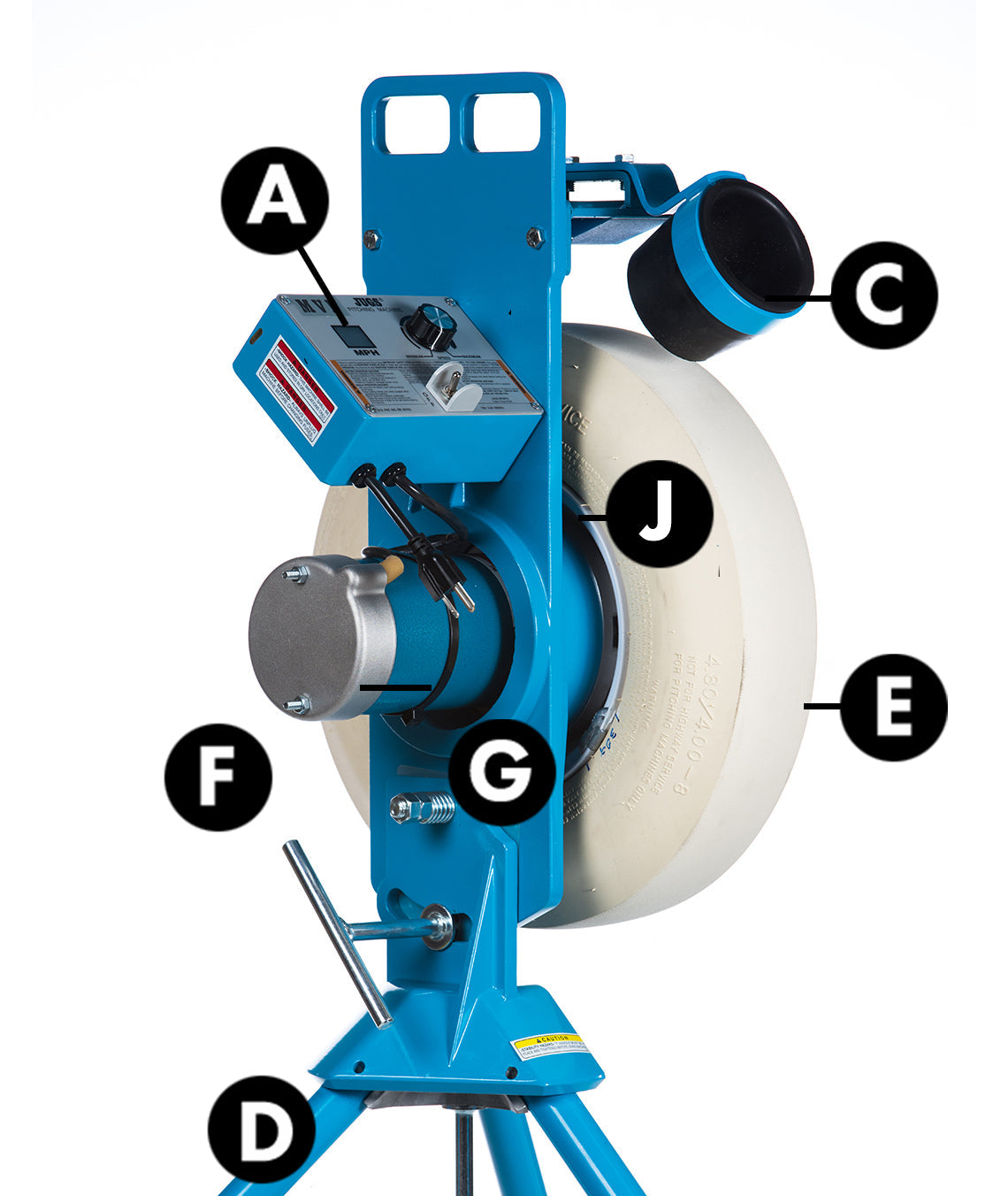 JUGS MVP Combo Baseball and Softball Pitching Machine JUGS Sports