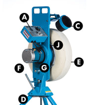 JUGS MVP Combo Baseball and Softball Pitching Machine JUGS Sports