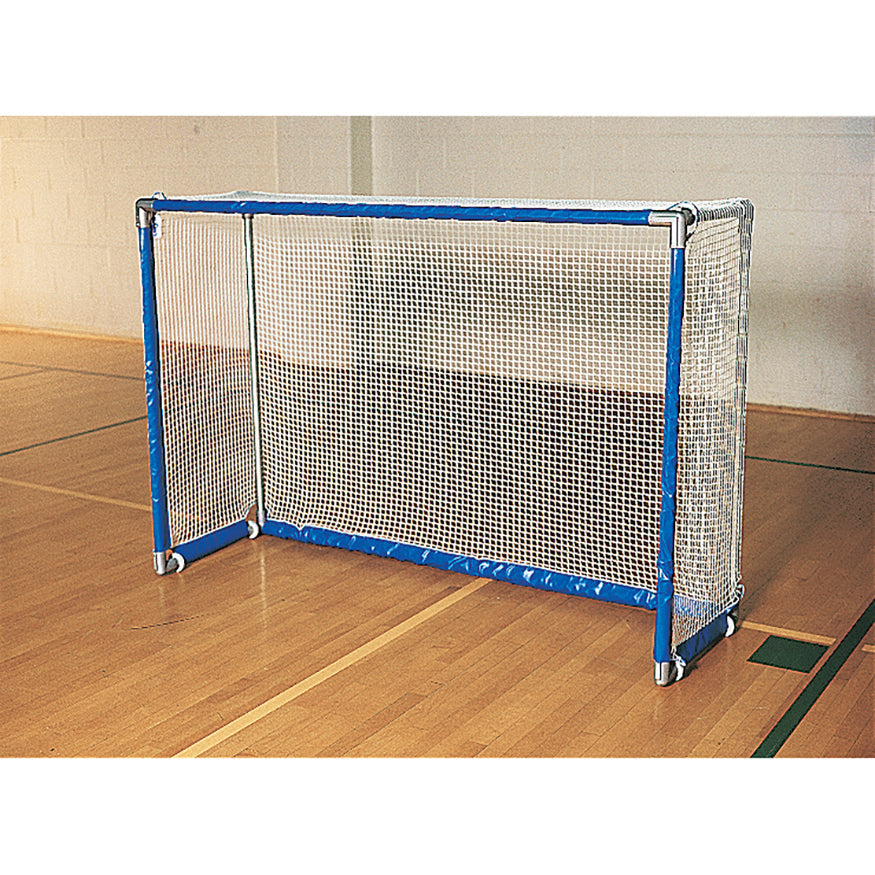 Jaypro Floor Hockey Goals - Deluxe (4 ft.H x 6 ft.W x 20 in.D) (1- Red, 1-Blue) Jaypro