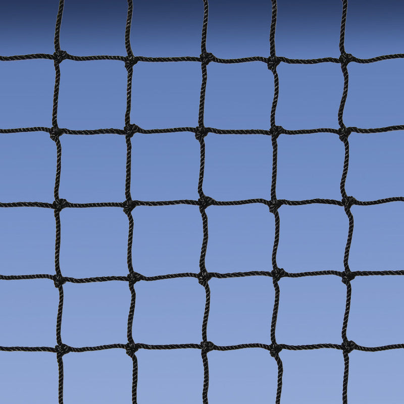 Jaypro Field Hockey Goal Replacement Nets (1-1/2 in. 2.5mm Poly Mesh) - Field Hockey Goal - Official (7 ft.H x 12 ft.W x 4 ft.D) (Black) Jaypro