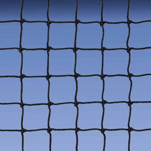 Jaypro Field Hockey Goal Replacement Nets (1-1/2 in. 2.5mm Poly Mesh) - Field Hockey Goal - Official (7 ft.H x 12 ft.W x 4 ft.D) (Black) Jaypro
